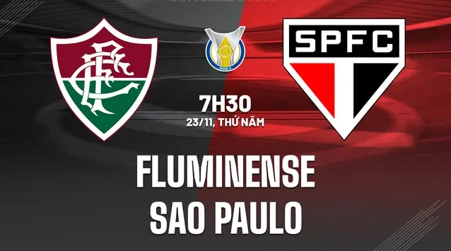 Soi kèo Fluminense vs Sao Paulo ngày 23/11/2023