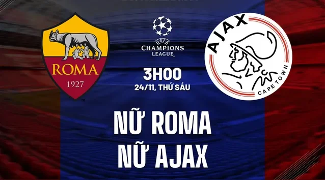 Nữ Roma vs Nữ Ajax